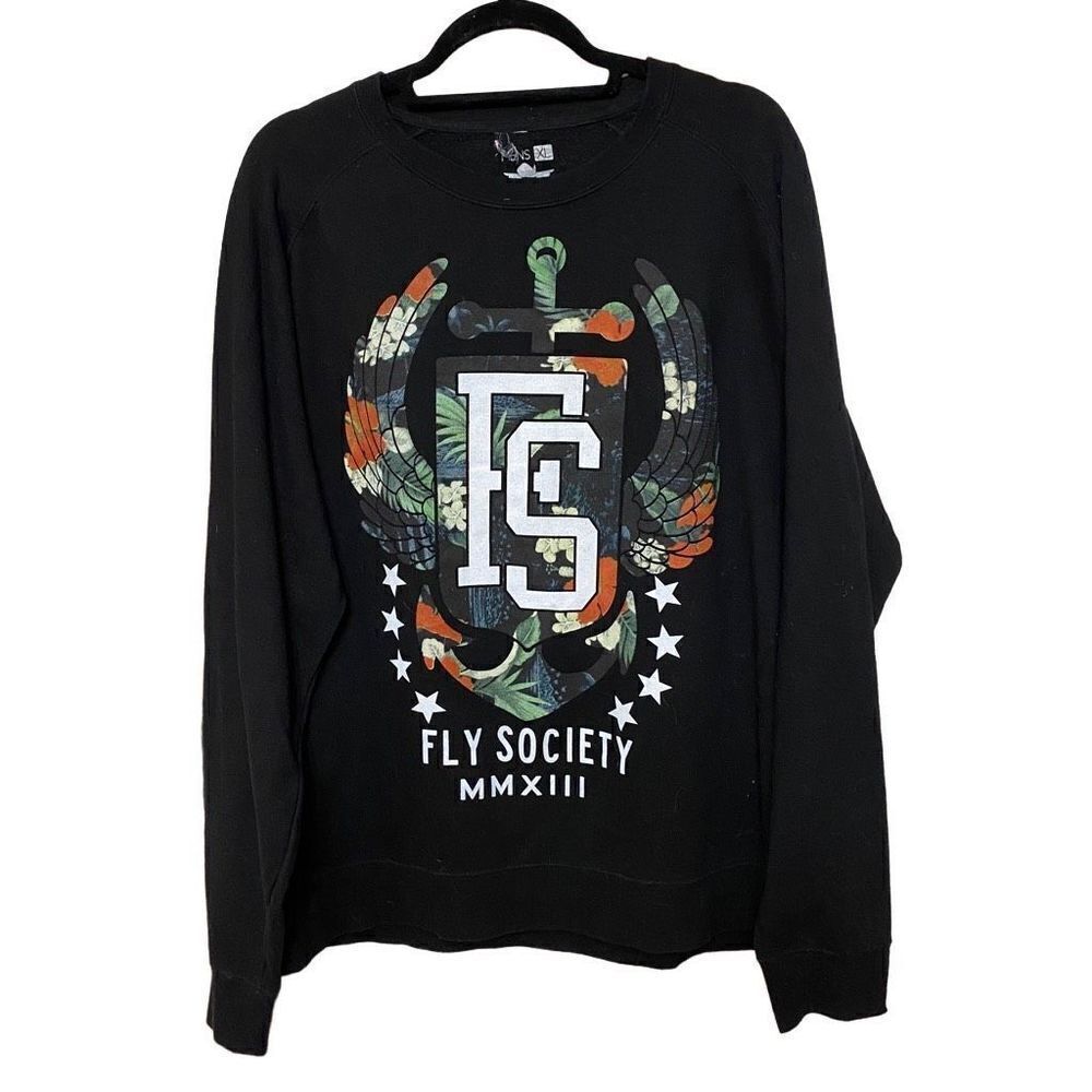 Y2K Fly Society Graphic Crewneck